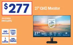 Officeworks 27" QHD Monitor offer
