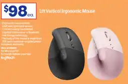 Officeworks Lift Vertical Ergonomic Mouse offer