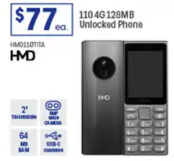 Officeworks 110 4G128MB Unlocked Phone offer
