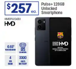 Officeworks Pulse+ 128GB Unlocked Smartphone offer