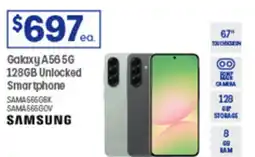 Officeworks Galaxy a565g 128gb unlocked smartphone offer