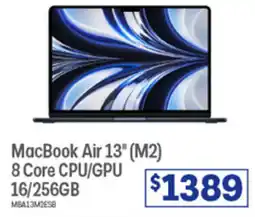 Officeworks MacBook Air 13" (M2) 8 Core CPU/GPU offer