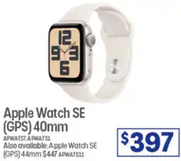 Officeworks Apple Watch SE (GPS) 40mm offer