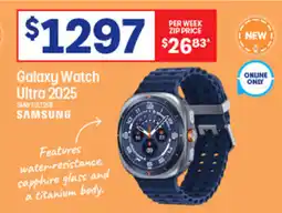 Officeworks Galaxy Watch Ultra 2025 offer