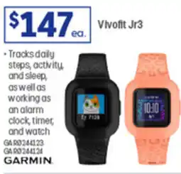 Officeworks GARMIN Vivofit Jr3 offer