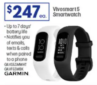 Officeworks Vivosmart 5 Smartwatch offer