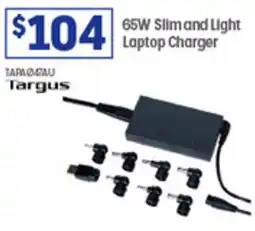 Officeworks 65w slim and light laptop charger laptop charger offer