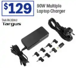 Officeworks 90W Multiple Laptop Charger offer