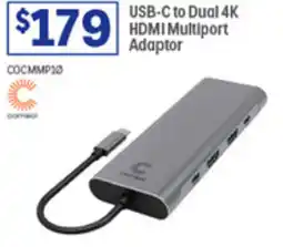 Officeworks USB-C to Dual 4K HDMI Multiport offer