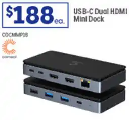 Officeworks USB-C Dual HDMI Mini Dock offer