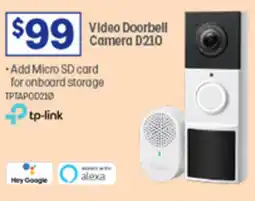 Officeworks Video Doorbell Camera D210 offer
