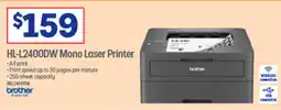 Officeworks HL-L2400DW Mono Laser Printer offer