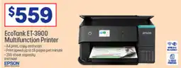 Officeworks EcoTank ET-3900 Multifunction Printer offer