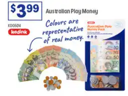 Officeworks Australian Play Money offer