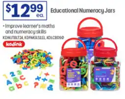 Officeworks Educational Numeracy Jars offer