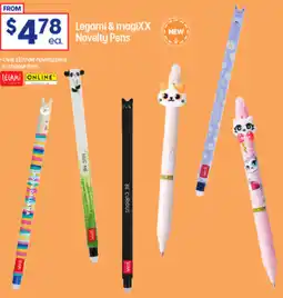 Officeworks Legami & magiXX Novelty Pens offer