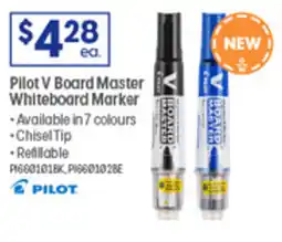 Officeworks Pilot V Board Master Whiteboard Marker offer