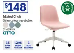 Officeworks Mistral Chair offer
