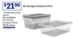 Officeworks Storage Container 6 Pack offer