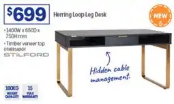 Herring Loop Leg Desk