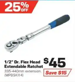 Repco 1/2" Dr. Flex Head Extendable Ratchet offer