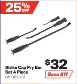 Repco Strike Cap Pry Bar Set 4 Piece offer