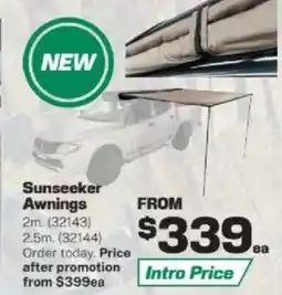Repco Sunseeker Awnings offer