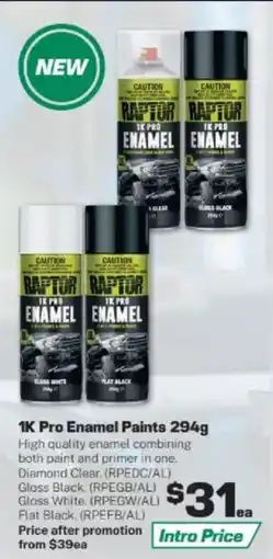 Repco 1K Pro Enamel Paints offer