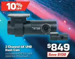 Repco 2 Channel 4K UHD Dash Cam offer