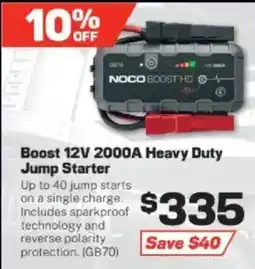 Repco Boost 12V 2000A Heavy Duty Jump Starter offer