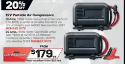 Repco 12V Portable Air Compressors offer
