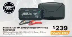 Repco Genius 6/12V 10A Battery Charger & Protective Case Combo offer