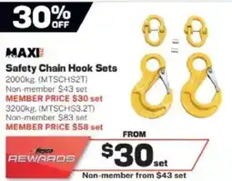 Repco MAXI Safety Chain Hook Sets offer