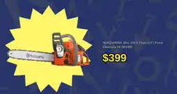 Total Tools HUSQVARNA 38cc 120 || 35cm (14") Petrol Chainsaw offer
