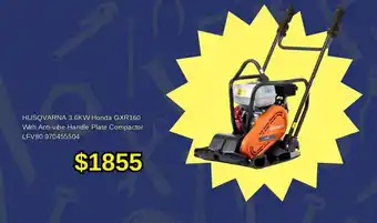 Total Tools HUSQVARNA 3.6KW Honda GXR160 offer