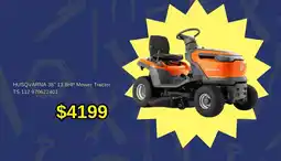 Total Tools HUSQVARNA 38" 13.8HP Mower Tractor TS offer