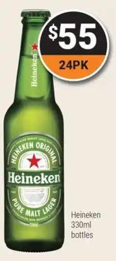 Super Cellars Heineken bottles offer