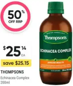 Healthy Life Thompsons Echinacea Complex offer