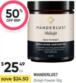 Healthy Life Wanderlust shilajit powder offer