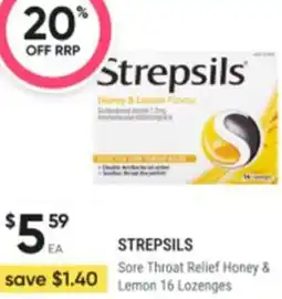 Healthy Life Strepsils offer