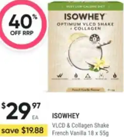 Healthy Life Isowhey vlcd & collagen shake offer