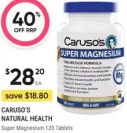 Healthy Life Caruso's Super Magnesium offer