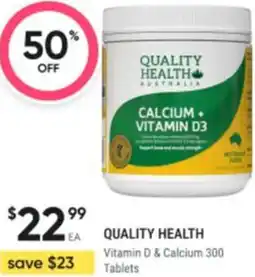 Healthy Life Quality health Vitamin D & Calcium offer