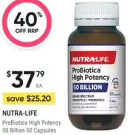 Healthy Life NUTRA-LIFE ProBiotica High Potency offer