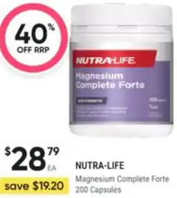 Healthy Life Nutra-life magnesium complete forte offer