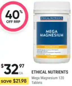 Healthy Life Ethical nutrients mega magnesium offer