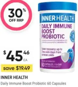 Healthy Life Inner health daily immune boost probiotic offer
