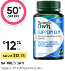 Healthy Life NATURE'S OWN Slippery Elm offer