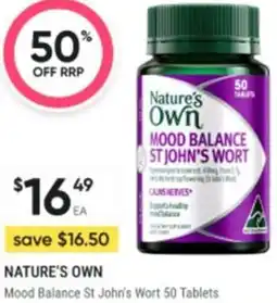 Healthy Life NATURE'S OWN Mood Balance St John's Wort offer