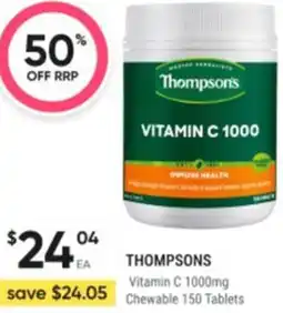 Healthy Life Thompsons Vitamin C offer